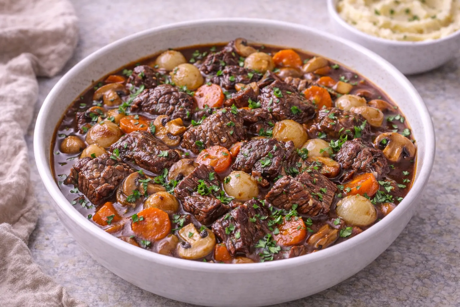 Bœuf bourguignon revisité