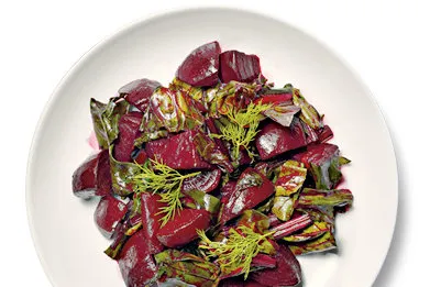 Betteraves braisées au beurre et à l'aneth