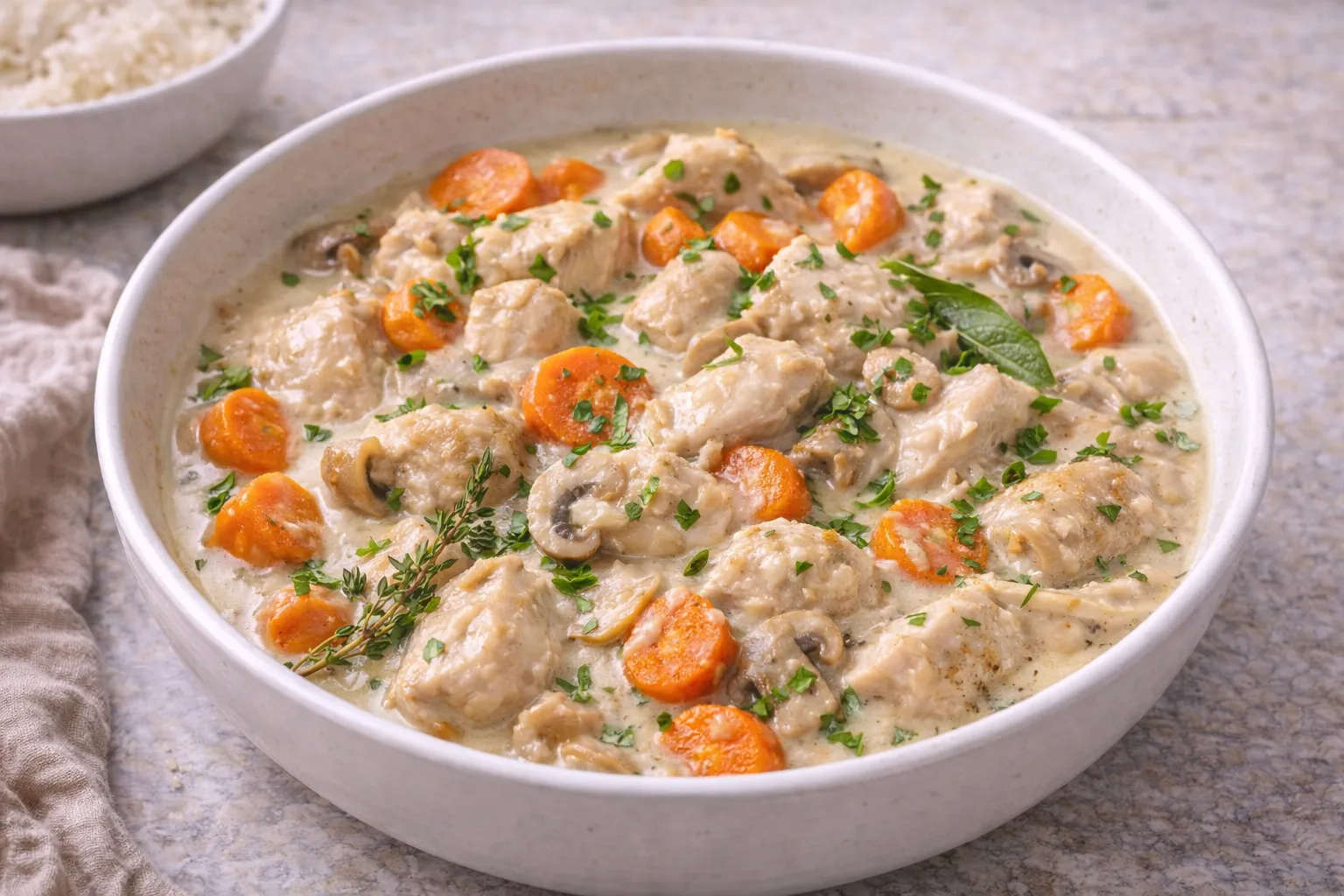 Blanquette de poulet