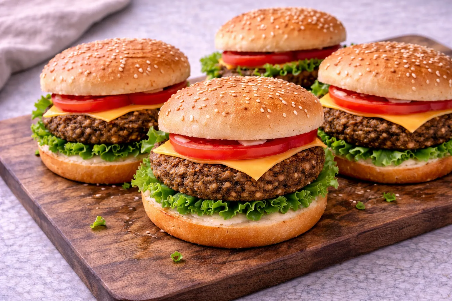 Burger de lentilles
