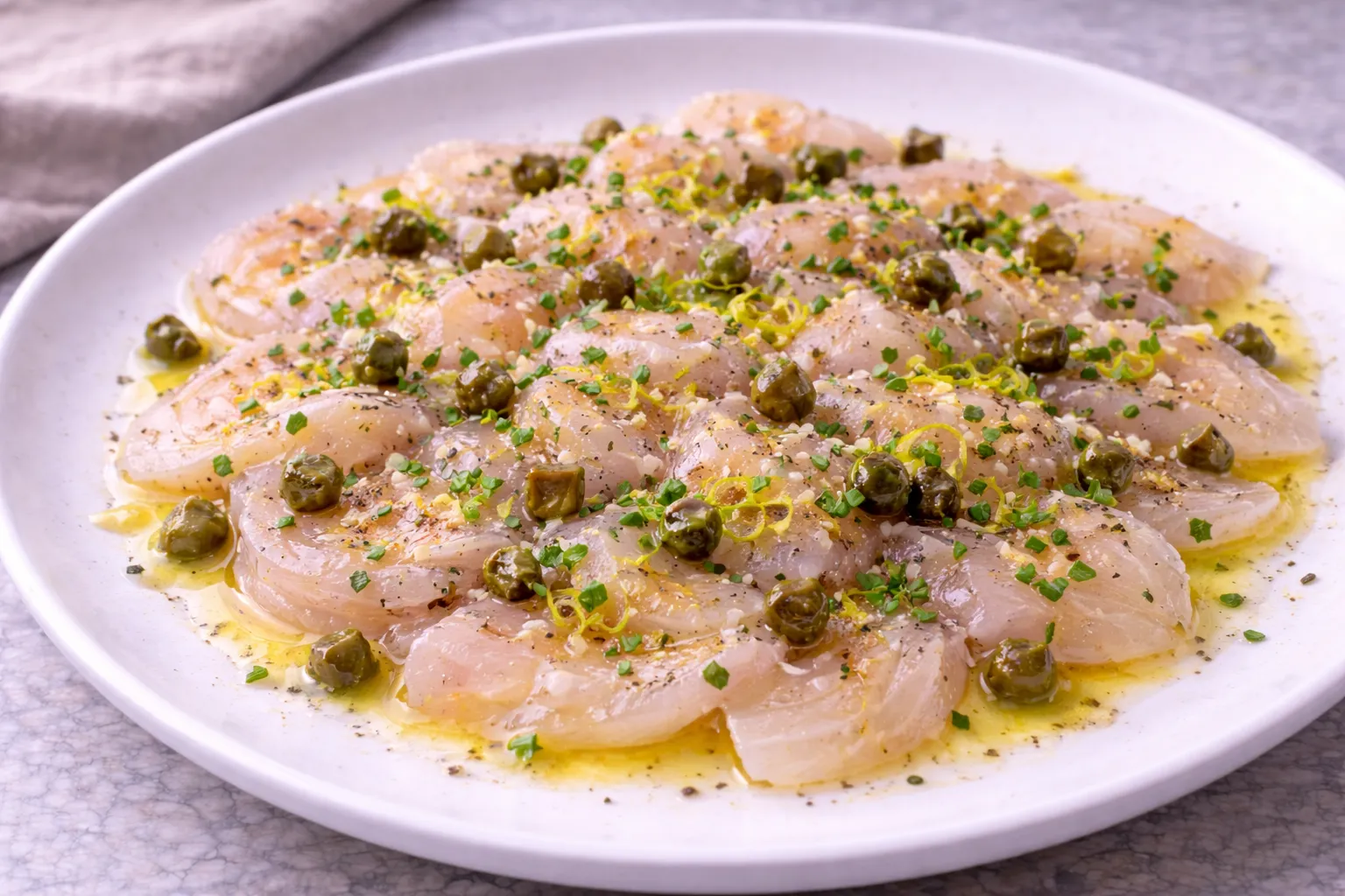 Carpaccio de poisson