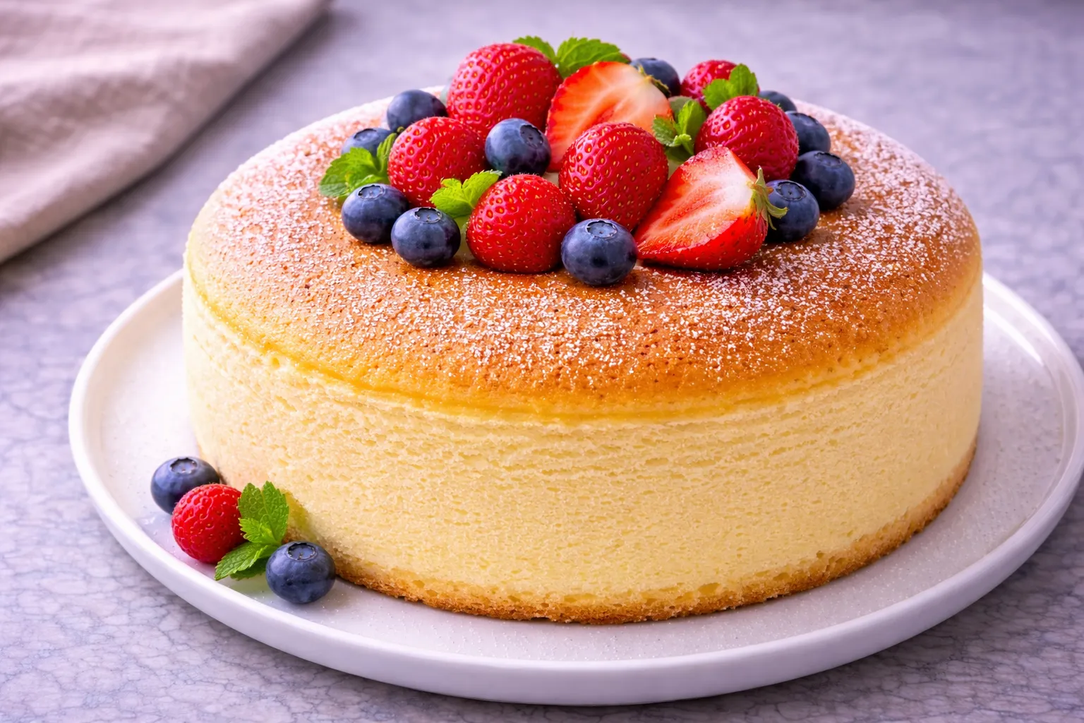 Cheesecake japonais