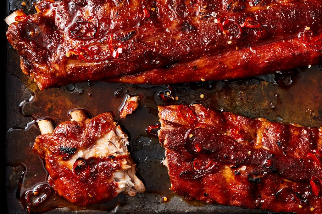 Côtes de porc au miel épicé à la mijoteuse