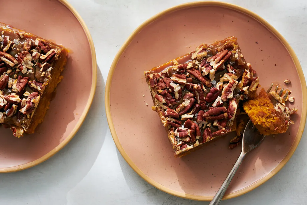 Gâteau de courge et de pacanes