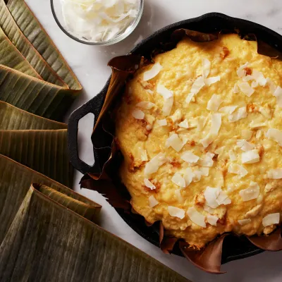 Gâteau de riz à la noix de coco bibingka