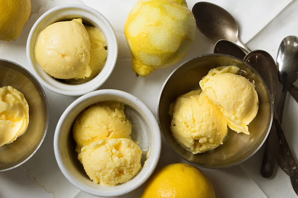 Gelato au citron