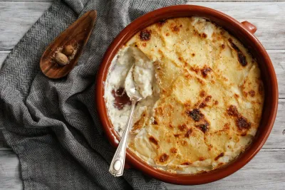 Gratin de pommes de terre crémeux