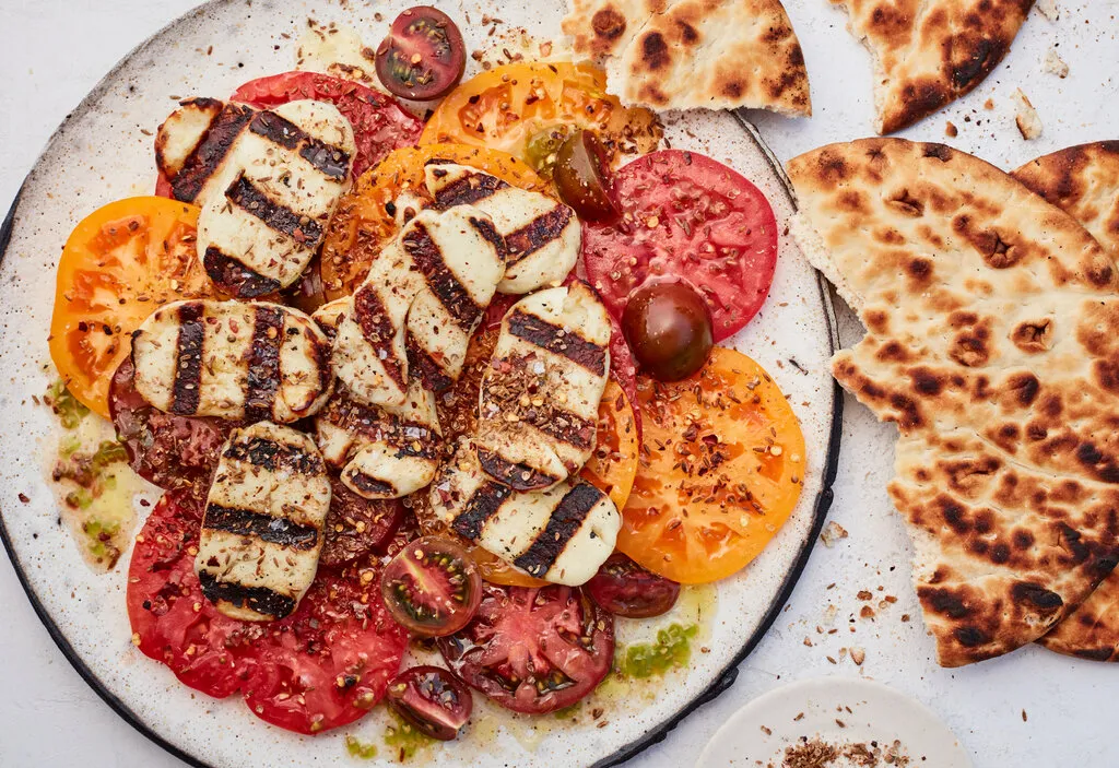 Halloumi grillé épicé