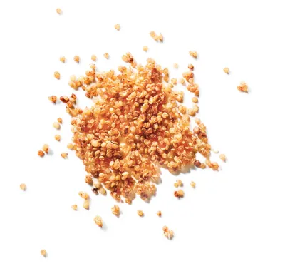 Miettes de quinoa fumé