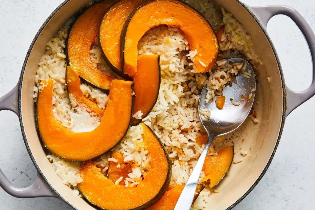 One Pot Courge Kabocha et Riz au Coco