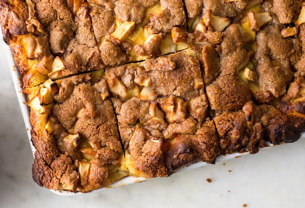 Pain Perdu Cuit avec Topping de Crumble aux Flocons d'Avoine