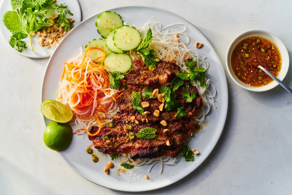 Porc grillé à la citronnelle