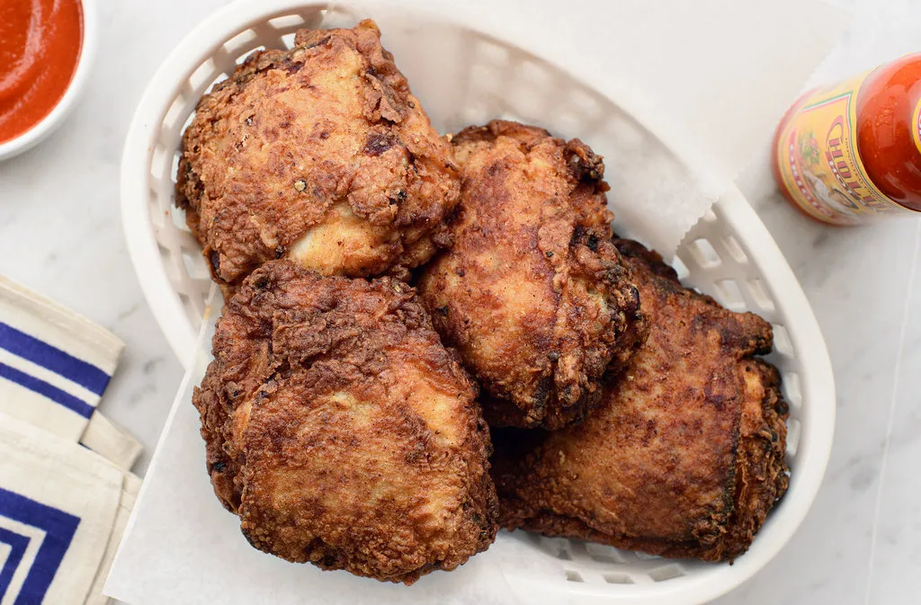 Poulet frit mariné au Coca-Cola