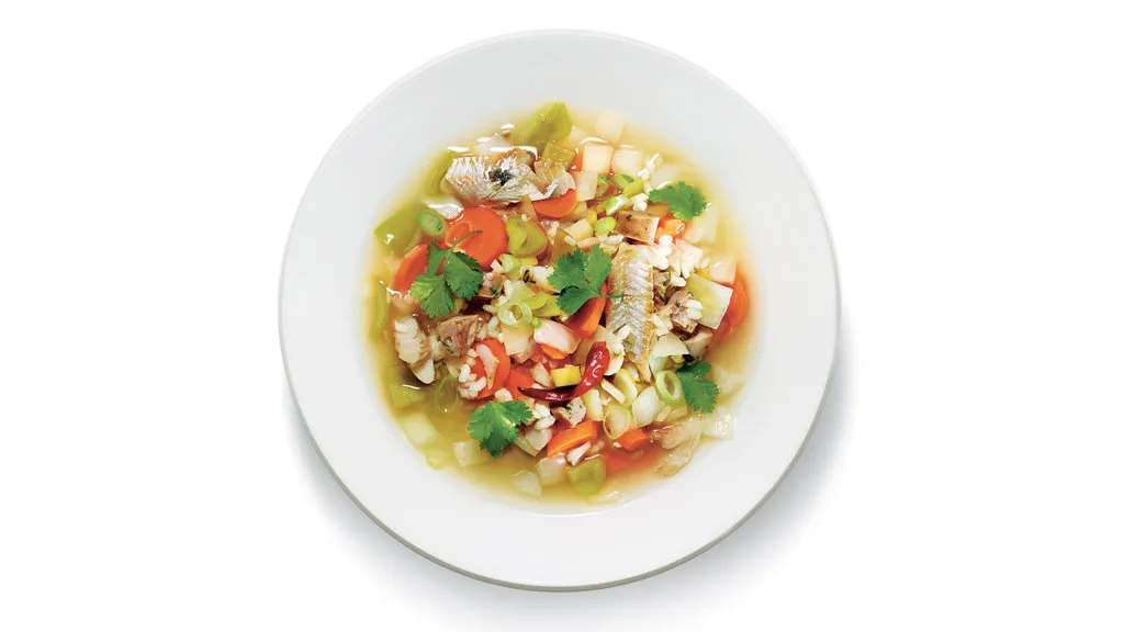 Ragoût de poisson avec riz