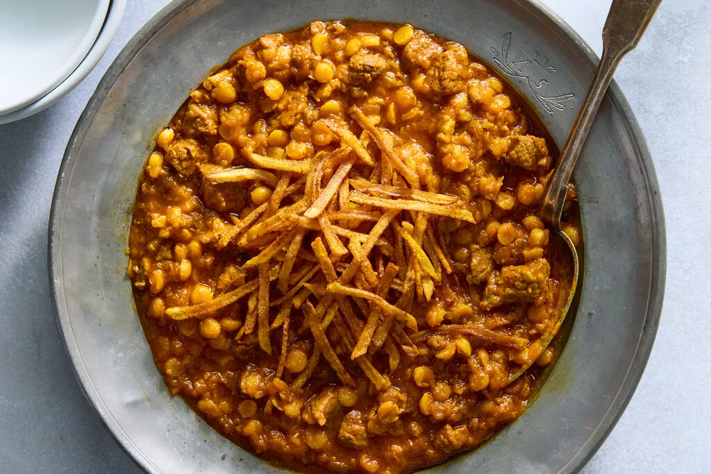 Ragoût de viande et de pois chiches