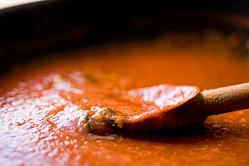 Sauce marinara simple