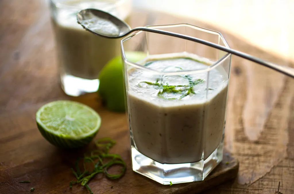 Smoothie pomme-lime et chia