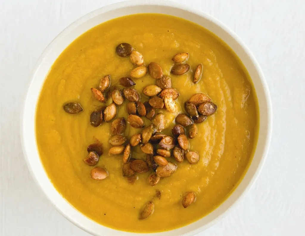 Soupe de courge vegan