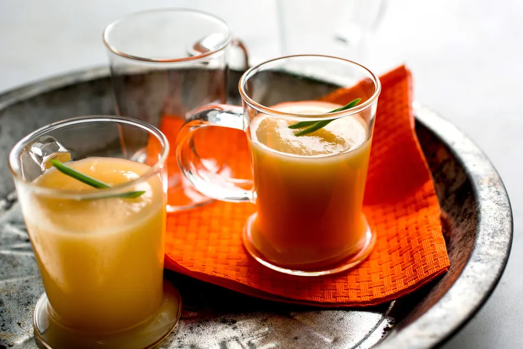 Soupe de navet, poireau et pomme de terre