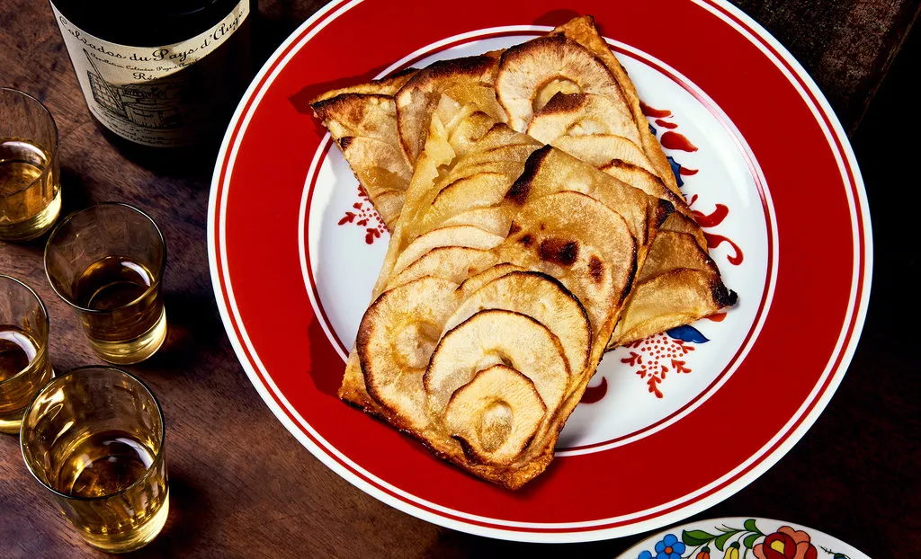 Tarte aux pommes fine et croustillante