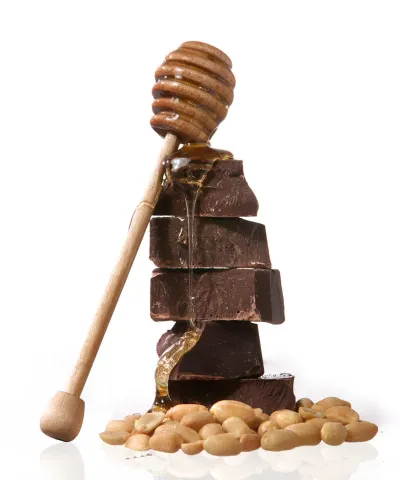 Truffes au chocolat, cacahuètes et scotch